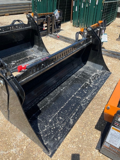Unused 66" Skid Steer 4 in 1 Bucket