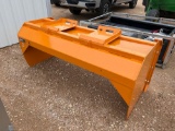 Unused Skid Steer 84'' Snow Pusher