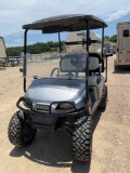 EZ Go Gas Powered Golf Cart Lifted. Top. Windshield. Rear Seat Runs