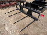 Unused Double Hay Spear for Skid Steer