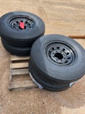 4 New Rambler 235 80R 16 - LRE Trailer Tires on 8 Lug Wheels FOUR TIMES THE MONEY MUST TAKE ALL