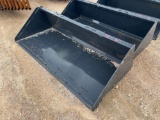 Unused 84'' Skid Steer Bucket