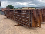 10 - 24' Free Standing Cattle Panels One Panel has 8' Gate TEN TIMES THE MONEY MUST TAKE ALL