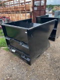 Unused 2 Yard Skid Steer Trash Dumpster