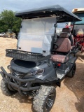 New IRGC 80 Electric Golf Cart with Rear Seat Note: Top is Cracked on One Corner