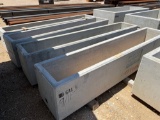 Unused Cox Concrete 80 Gallon Water Trough 96'' x 18'' x 16'' Deep SOLD ONE PER LOT