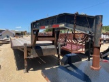 2005 DJ 102'' x 40' Flatbed Trailer Tandem Dual. New Floor. Ramp VIN 69017 Title, $25 Fee