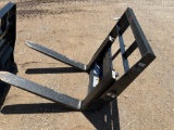 Unused Mini Skid Steer Pallet Forks 300lb Capacity - 30