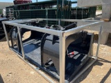Unused 72'' Skid Steer Flat Bottom Grapple Bucket