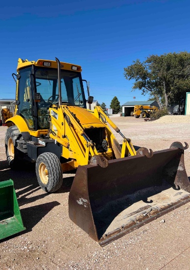 JCB 214 Backhoe 2WD 2013 Hours Showing Cab - AC - Extenda Hoe - Thumb ...