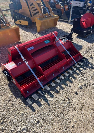 Unused Raytree Land Leveler for Skid Steer with Power Rake - 60 ...