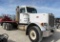 1991 Peterbuilt 357 9 Speed Twin Screw Cat Power 19 1/2' Flatbed and Manitou Spyder TMT55FLHT