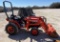 Kubota B7500 HST Tractor with Kubota Loader 4WD Shows 911 Hours Runs Good