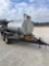 Service trailer with 500 gal. plus diesel tank, 2 oil tanks and toolbox . Tandem Axle trailer -- non
