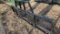 Unused Double Bale Bale Spear Skid Steer Mount