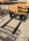 Unused Skid Steer Pallet Forks with 48'' Forks
