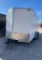 2014 Continental Cargo 7' x 16' V Nose Cargo Trailer Rear Ramp Gate Passenger Side Door 2 x 3,000lb