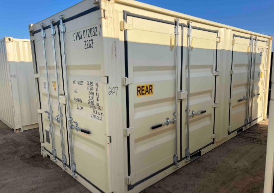 20' One Trip Container with 2 Sets of Side Doors CICU0120321