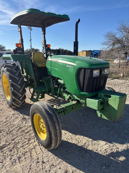 John Deere 5045D Canopy Shows 1120 Hours 2 Sets Rear Remotes Front Weights