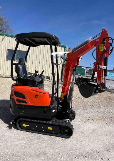 AGT NT18K Kubota Diesel Powered Mini Excavator Pilot Control - Swivel Boom