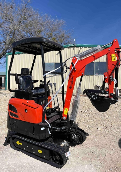 AGT NT18K Kubota Diesel Powered Mini Excavator Pilot Control - Swivel Boom
