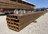3 1/2 x 3 1/2 - 12 Ga. Square Tubing 20 Pieces - 40' APPROX 800 FEET TOTAL SOLD BY THE BUNDLE