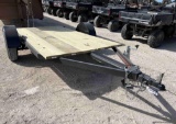 10' Single Axle Trailer New Floor No Title