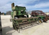 John Deere 45 Combine Gas Powered 12' Header Drove In
