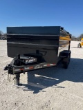 2026 X Star 79'' x 14' Dump Trailer - 4' Sides 2 x 7,000lb Axles - Spare Scissor Hoist Power Up and