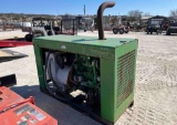 John Deere Diesel Generator Shows 5382 Hours Unknown Condition