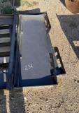 Unused Skid Steer Attachment Plate