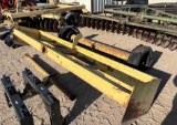 Wheeled Box Blade 12' Tongue Removed for Transport