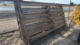 10' - 7 Rail Gate with Weld On Hinges SOLD ONE GATE PER LOT