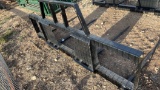 Unused Double Bale Bale Spear Skid Steer Mount
