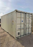 20' One Trip Container with 2 Sets of Side Doors CICU7754380