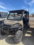 2015 Polaris 900 Crew - Camo Power Steering, Metal Top, Windshield 1447 Hours VIN67577 Title, $35