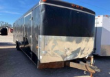 2006 Forest River 100'' x 28' Cargo Trailer Rear Ramp Gate Passenger Side Door 2 x 5,200lb Axles 3