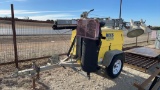 Light Tower with Air Compressor Runs and Works