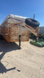 1990 WW 6' x 24' Gooseneck Stock Trailer Good Tires - Good Tarp 2 Cut Gates Title, $35 Fee Seller
