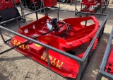 Unused AGT Heavy Duty 72'' Skid Steer Brush Cutter with3 Blades Hi Flow 30 - 40 GPM
