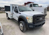 2011 Ford F550 Diesel 4x4 Reg Cab - Auto 22,566 Miles --- showing VIN 10366 Title, $35 Fee SLOW