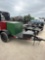 Single Axle Trailer with 2 Approx 100 Gallon Fuel Tanks No Pump No Title