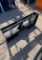 New Skid Steer Attachment Frame with Hay Fork and Receiver Hitch Sockets No Forks or Hitches