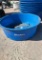 Priefert Blue Plastic Water Trough Approx 135 Gallon SOLD ONE PER LOT