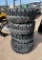 Set of 4 Super Swamper Bogger Tires on Jeep Wheels 15 / 38.5X15 SOLD AS ONE LOT