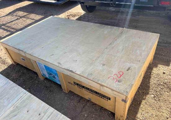 20' x 30' All Steel Carport with Enclosed Side Walls