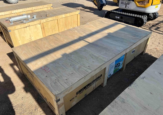 20' x 30' All Steel Carport with Enclosed Side Walls