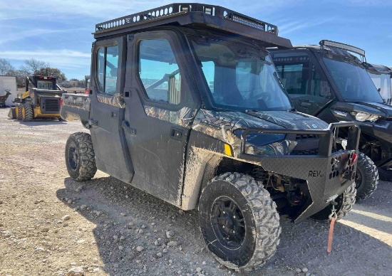 2023 Polaris 1000 Crew Cab with AC Front ReplacementBumper - Winch Front Top - Ride Command New