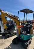 AGT MX15RX Mini Excavator Gas Powered - Manual Thumb - Pilot Control