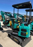 AGT MH12RX Mini Excavator Gas Powered - Pilot Control - Manual Thumb